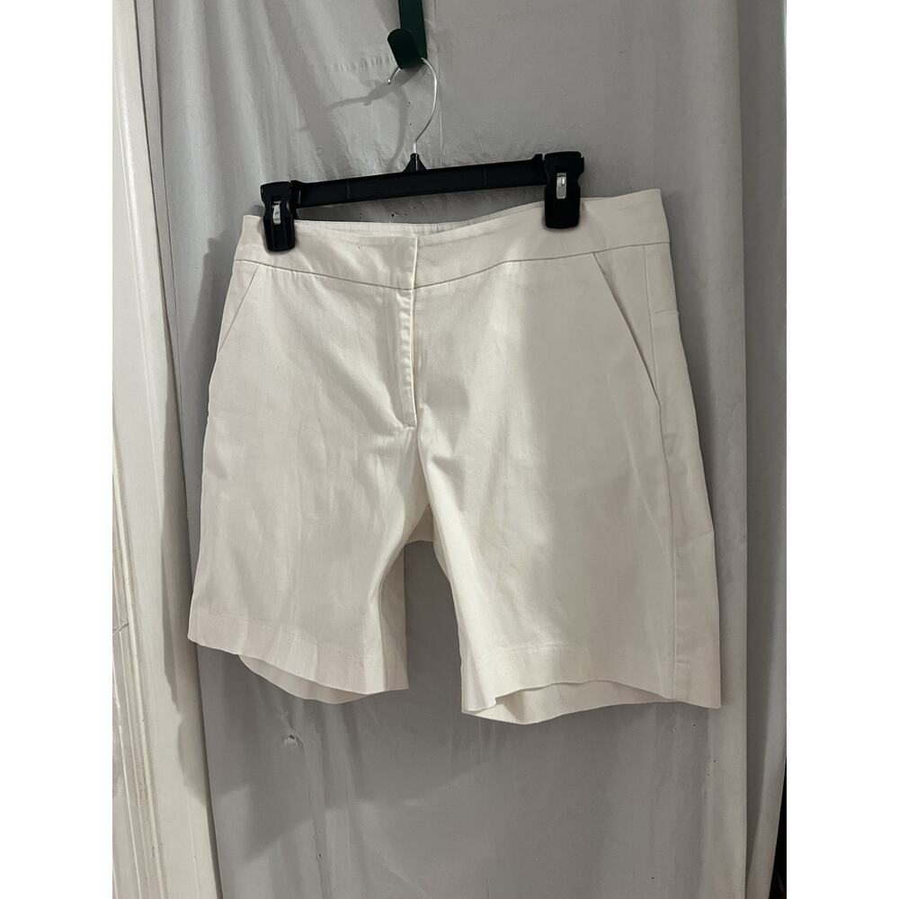 PETER SOM Womens Size 8 Shorts for DESIGN NATION Antique White Bermuda